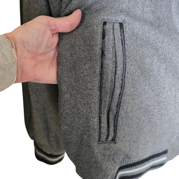 Rare Vintage Chicago White Sox MLB Reversible Varsity Jacket JH Design Size 4XL - Picture 4 of 8